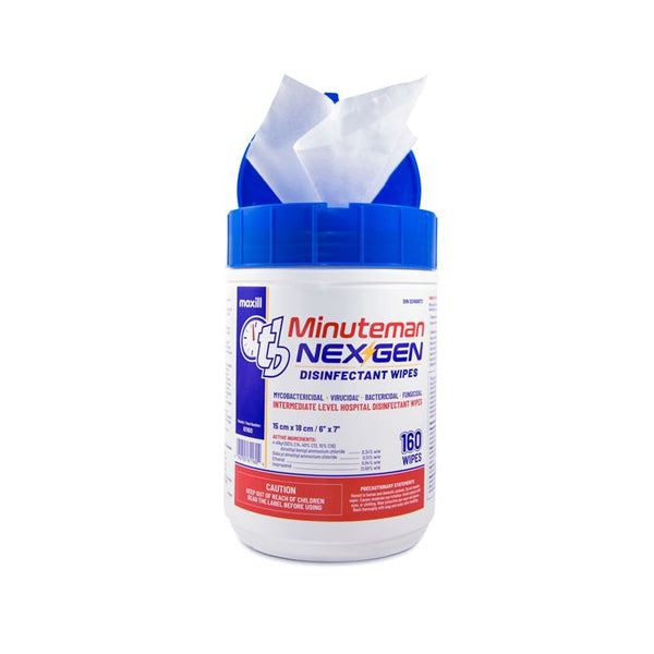 tb Minuteman NEX GEN Disinfectant Wipes  (6" x 7") - Hatch Group Inc.