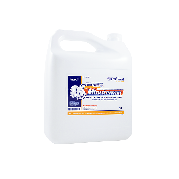 tb Minuteman Hard Surface Disinfectant, 5 L Jug Scented