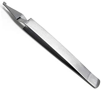 Anterior orthodontic bracket placer tweezer
