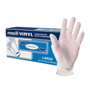 maxill Vinyl Gloves Powder Free