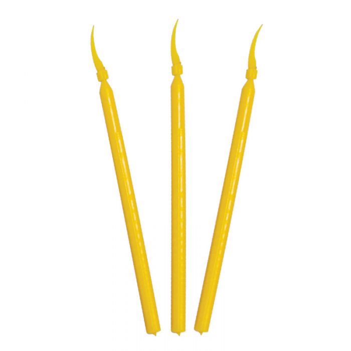 Wedge Batons, Small (Yellow) | 100 per box