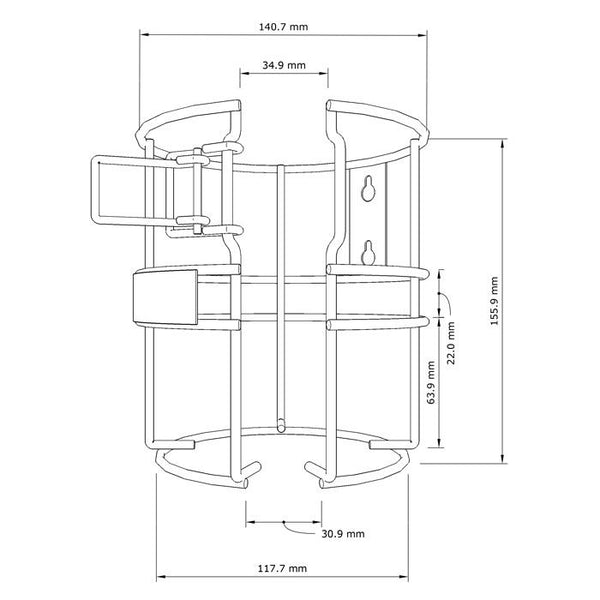 Cleaning Agent Rack Dimensions Disinfectant Wipes Dispenser Rack - Hatch Group Inc.