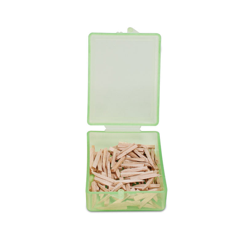 Wooden wedges, medium, green box